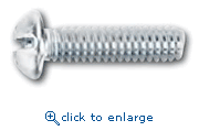 Powers Fasteners 082083J #10-32 x 3/8" Zinc Machine Screws Round Combo Head (Slot/Phillips) (100/Jar)