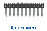 Powers Fasteners 50458 1-1/4"x.157 (32mm) Knurled 8mm Head Spiral CSI Drive Pins (Competes with XU Pins For Concrete, Steel and I-Beams) (100/Box)