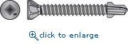 Simpson Strong-Tie CBSDQ214S #10 x 2-1/4" Quik Guard Coating #2 Square Undersized Drive Ribbed Flat Head 18 TPI #2 Drill Point CBSDQ Sheathing-to-CFS Screw (Collated) (1,000/Box)