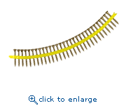 Simpson Strong-Tie HCKWSV134S #9 x 1-3/4" Yellow-Zinc Coated T25 6-Lobe Rimmed Flat Head with Nibs 2/3-Threaded Shank Variable Thread Design High-Low Threaded Tip Strong-Drive WSV SUBFLOOR Screw (Collated) (1,000/Box)