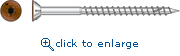 Simpson Strong-Tie S10300WPBTN01 #10 x 3" Type 305 Stainless Steel 0.340" Head Diameter T25 6-Lobe Drive Flat Head Box Threads Sharp Point Tan 01 - Deck-Drive DWP WOOD SS Screw (1,750 ct)