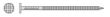 Simpson Strong-Tie S8HPTDB 2-1/2" x .131 10 Gauge 8d 9/32" Head Diameter Type 304 Stainless Steel Full Round Checkered Head Diamond Point Annular Ring Shank Preservative-Treated Wood Decking Nail (25 lb)