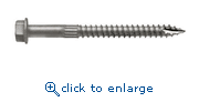 Simpson Strong-Tie SDS25800-R10 1/4" x 8" 3/8" Hex Drive Serrated Threads 3-1/4" Thread Length Type-17 Point Double-Barrier Coating Strong-Drive SDS HEAVY-DUTY CONNECTOR Screw (10 ct)