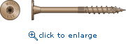 Simpson Strong-Tie SDWS22300DB-R12 3" Length 0.750" Head Diameter 0.220" Shank Diameter T40 6-Lobe Drive Washer Head 1-1/2" Thread Length SawTooth Point Double-Barrier Coating Strong-Drive SDWS TIMBER Screw (Exterior Grade) (12 ct)