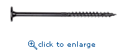 Simpson Strong-Tie SDWS22512DBBRC12 5-1/2" Length 0.750" Head Diameter 0.220" Shank Diameter T40 6-Lobe Drive Low Profile Head 2-3/4" Thread Length SawTooth Point Black Double-Barrier Coating Outdoor Accents Structural Wood Screw (12 ct)