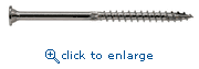 Simpson Strong-Tie SDWS27600SS-R30 6" Length 0.650" Head Diameter 0.276" Shank Diameter T50 6-Lobe Drive Washer Head 3" Thread Length SawTooth Point Type 316 Stainless Steel Strong-Drive SDWS TIMBER SS Screw (30 ct)