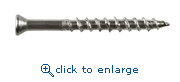 Simpson Strong-Tie T08200WP5 #8 x 2" Type 316 Stainless Steel 0.340" Head Diameter T20 6-Lobe Flat Head Box Threads Sharp Point - Deck-Drive DWP WOOD SS Screw (5 lb)