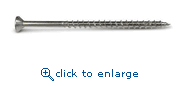 Simpson Strong-Tie T12600WP5 #12 x 6" Type 316 Stainless Steel 0.440" Head Diameter T27 6-Lobe Drive Flat Head Box Threads Sharp Point Strong-Drive DWP WOOD SS Screw (5 lb)