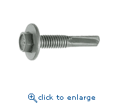 Simpson Strong-Tie XMQ114B1224-2K #12 x 1-1/4" 0.500" Head Diameter 5/16" Hex Washer Head Machine Threads 24 TPI #5 Drill Point Quik Guard Coating Strong-Drive XM MEDIUM-HEAD METAL Screw (2,000 ct)