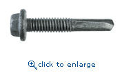 Simpson Strong-Tie XMQ114S1224 #12 x 1" Quik Guard Coating 5/16" Hex Washer Head 0.483 Washer Diameter Machine Threads 24 TPI #5 Drill Point Strong-Drive XM MEDIUM-HEAD METAL Screw (Collated) (1,500/Box)