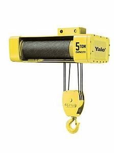 3 Ton Yale Y80 Series Electric Wire Rope Hoist, Single Reeve 30 Foot Lift