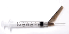 EXEL SECURETOUCH® SAFETY SYRINGES 3CC 22G x 1"