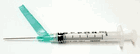 EXEL SECURETOUCH® SAFETY SYRINGES 3CC 21G x 1-1/2"