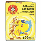 Wile E Coyote & Road Runner Adhesive Bandage Strips 3/4" x 3" (1076737)