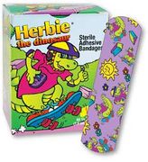 Herbie The Dinosaur Adhesive Bandage Strips 3/4" x 3" 12BX/CS (15601)
