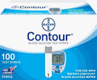 Ascensia Contour Blood Glucose Test Strips 100/BX (7090G)