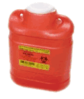 BD SHARPS CONTAINER 6.9QT (305489)