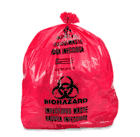 Biohazard Waste Collection Bags 7-10gal 24" x 24" RED