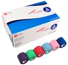 DYNAREX (2" x 5yds) RAINBOW SENSI-WRAP SELF‑ADHERENT BANDAGE ROLLS 36/CS