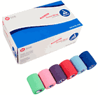 DYNAREX (3" x 5yds) RAINBOW SENSI-WRAP SELF‑ADHERENT BANDAGE ROLLS 24/CS