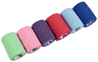 DYNAREX MULTI-COLOR SENSI-WRAP SELF‑ADHERENT BANDAGE ROLLS