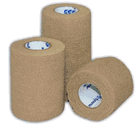 DYNAREX SENSI-WRAP TAN SELF‑ADHERENT BANDAGE ROLLS (2" to 6")