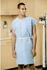 Graham Exam Gowns Scrim Reinforced X-LG Blue  30" x 45" (261)