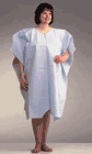 Tidi Exam Gowns Blue Plus Size Poncho Style T/P/T (910540)