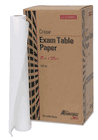 Exam Table Paper, 21" x 125 ft, White, Crepe (P751021)