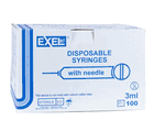 EXEL SYRINGE / NEEDLE 3CC 23G x 1"