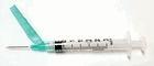 EXEL SECURETOUCH® SAFETY SYRINGES 3CC 21G x 1"