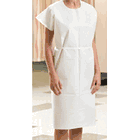 Graham Exam Gowns White , 3-Ply Tissue, 30" x 42" Premium (221)