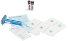 HOLTER HOOKUP KIT core contents: (5) Electrodes, (2) AA Batteries Welch Allyn MT‑100 (08241-0000)