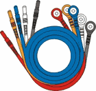 EKG LEADWIRE SET 24" 5‑LEAD SNAP LEAD ENDS