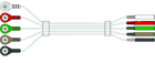 5-LEAD BONDED HOLTER LEADWIRE SET - APPLIED CARDIAC SYSTEMS (ACS)