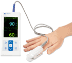 Nellcor New PM10N Pulse Oximeter with 2 for 1 Sensors