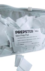 New! PREPSTER-Mini Abrasive Skin Prep Pads Bulk Pack | Beck Lee