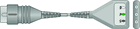 PHILIPS / HEWLETT-PACKARD EKG PATIENT CABLE 3‑LEAD