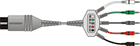 5-LEAD EKG PATIENT CABLE WITH BANANA LEAD ENDS