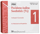 PDI Povidone-Iodine Swabsticks 1's (S41350)