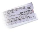 ECG Q-T Calculating Ruler