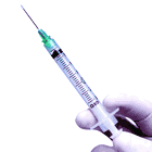 SAFETY SYRINGE and NEEDLE