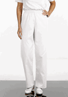 UNISEX SCRUB PANTS WHITE