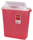 Cardinal Covidien 12‑Quart Sharps Container (8537SA)