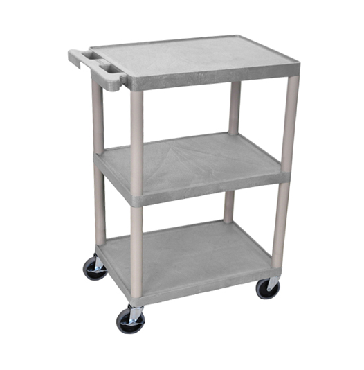 Luxor Medical Utility Cart 3 Shelves BeckLee