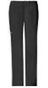 Cherokee Workwear 4044 Womens Core Stretch Mid Rise Drawstring Cargo Pant Black