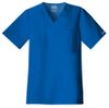 Cherokee Workwear 4743 Originals Men's V-Neck Top with Logo- Royal