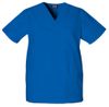Cherokee Workwear 4876 Unisex V-Neck Top with Logo- Royal