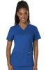 Cherokee WW620 V-Neck Top w/ Logo Royal