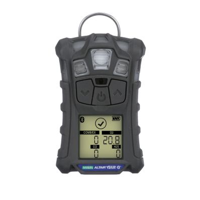 MSA Altair 4XR Multigas Detector, (LEL, O2, & CO), Charcoal Case, North American Charger - 10178566